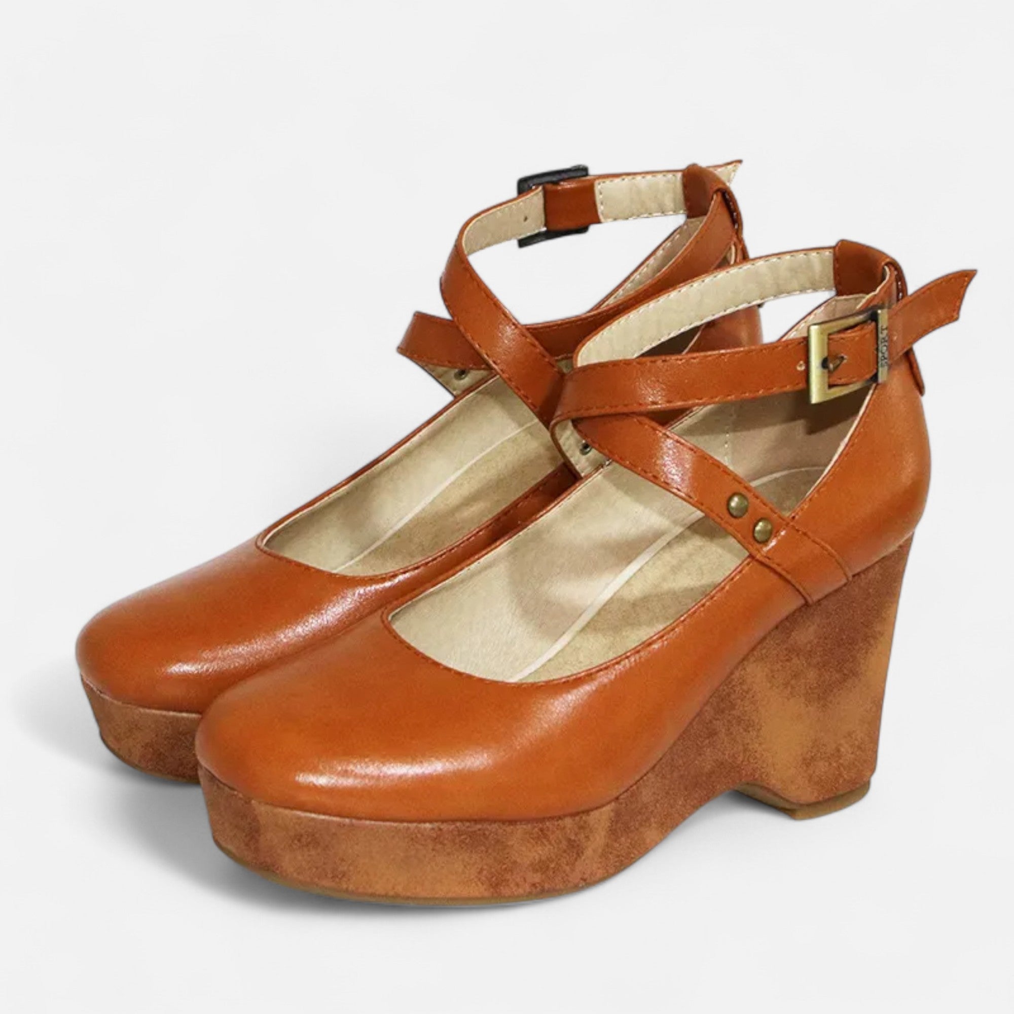 Elrien | Women’s Orthopaedic Mary-Jane High-Heel Sandals