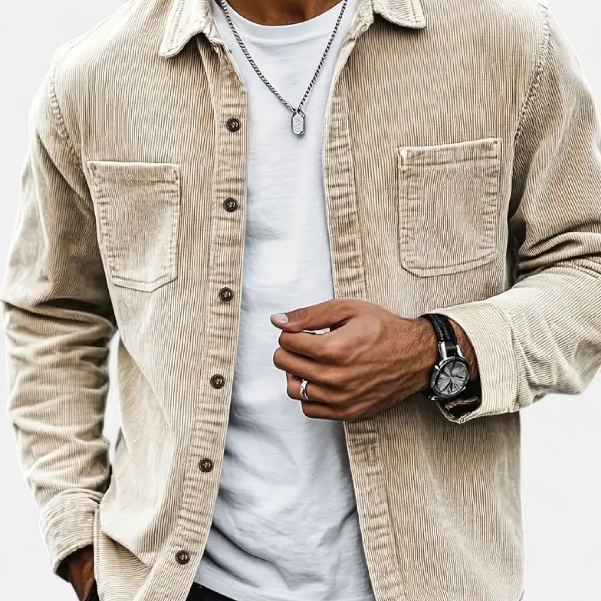 Elrien | Men’s Corduroy Shirt Jacket Ivy Heritage