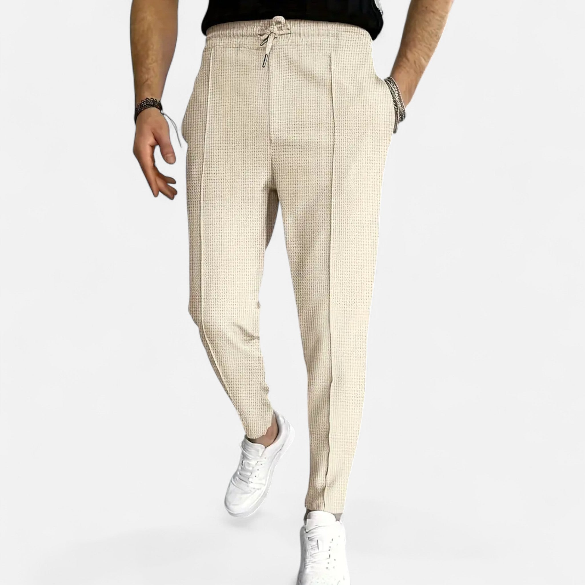 Elrien | Men’s Waffle Knit Joggers Heritage Comfort