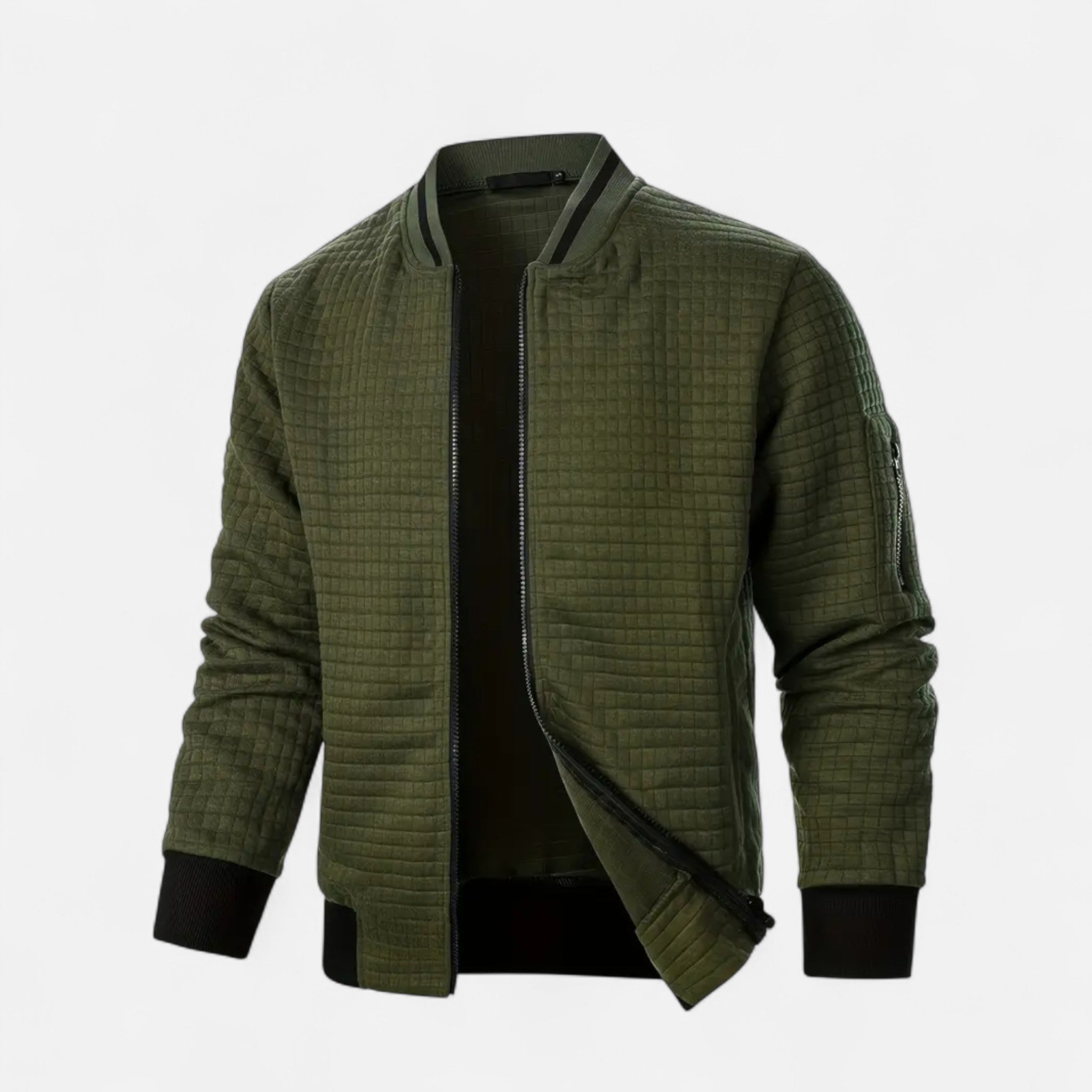 Elrien | Men’s Zip Sweatshirt Ivy Plaid Heritage