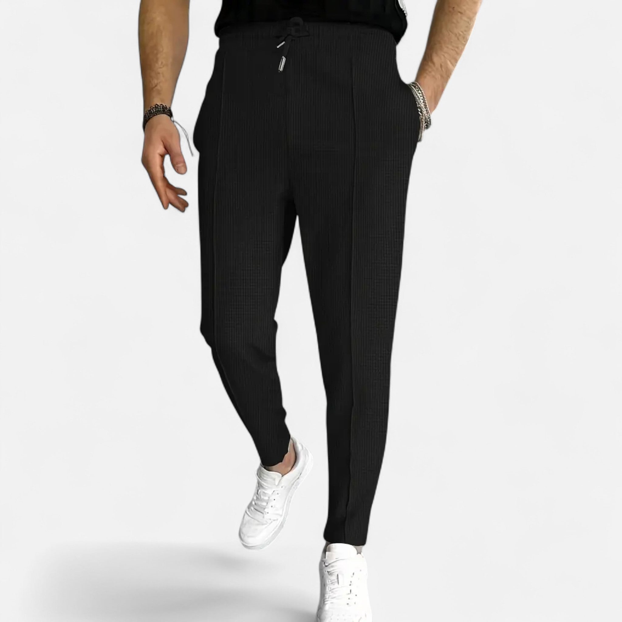 Elrien | Men’s Waffle Knit Joggers Heritage Comfort