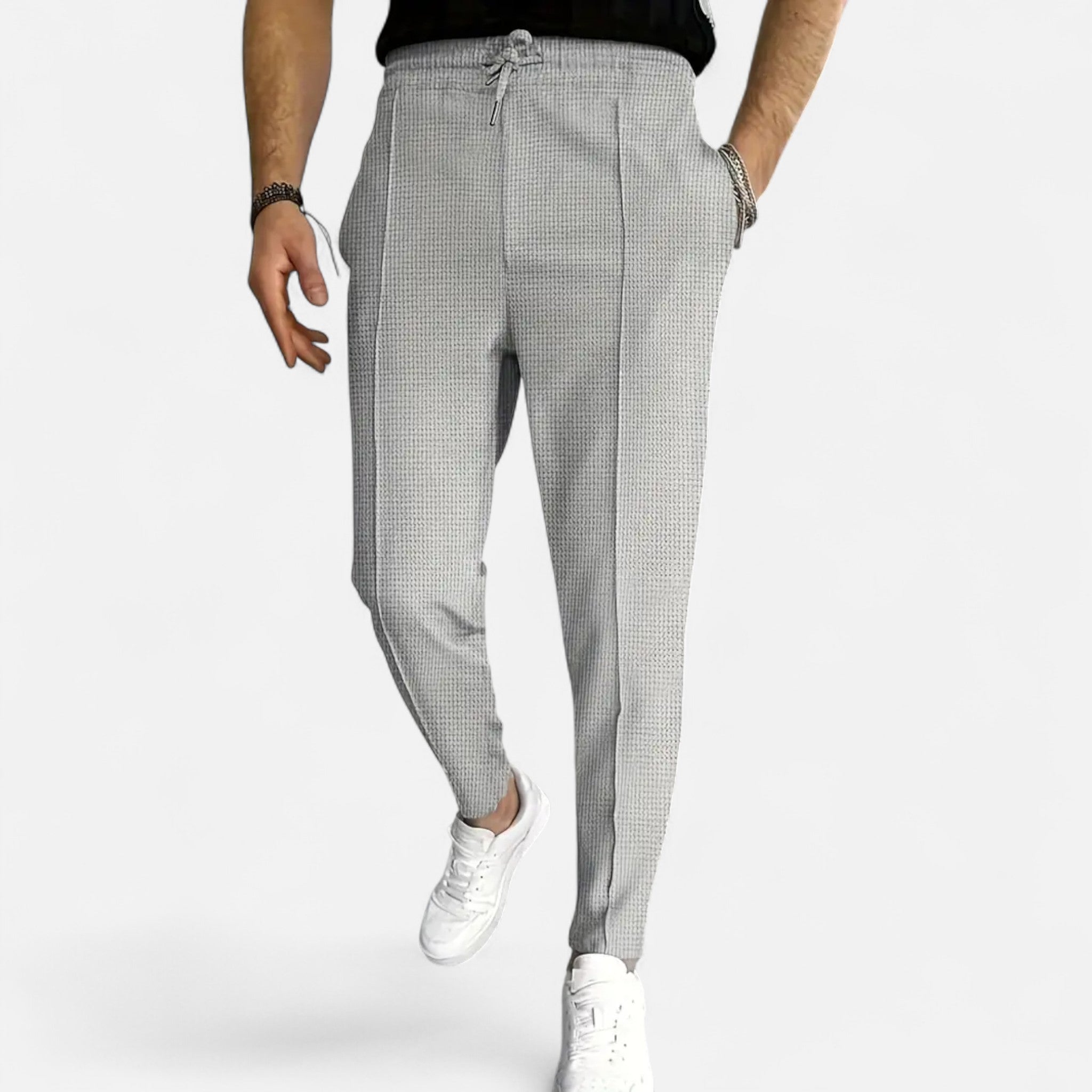 Elrien | Men’s Waffle Knit Joggers Heritage Comfort