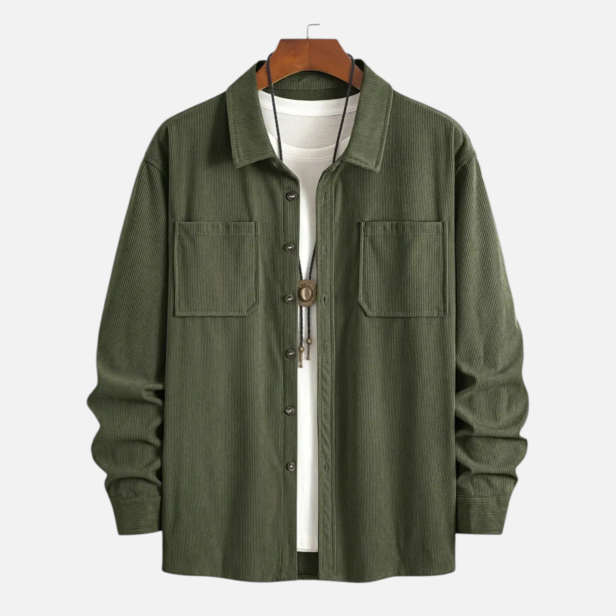 Elrien | Men’s Corduroy Shirt Jacket Ivy Heritage