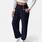 Elrien | Women’s High-Waist Straight Leg Trousers