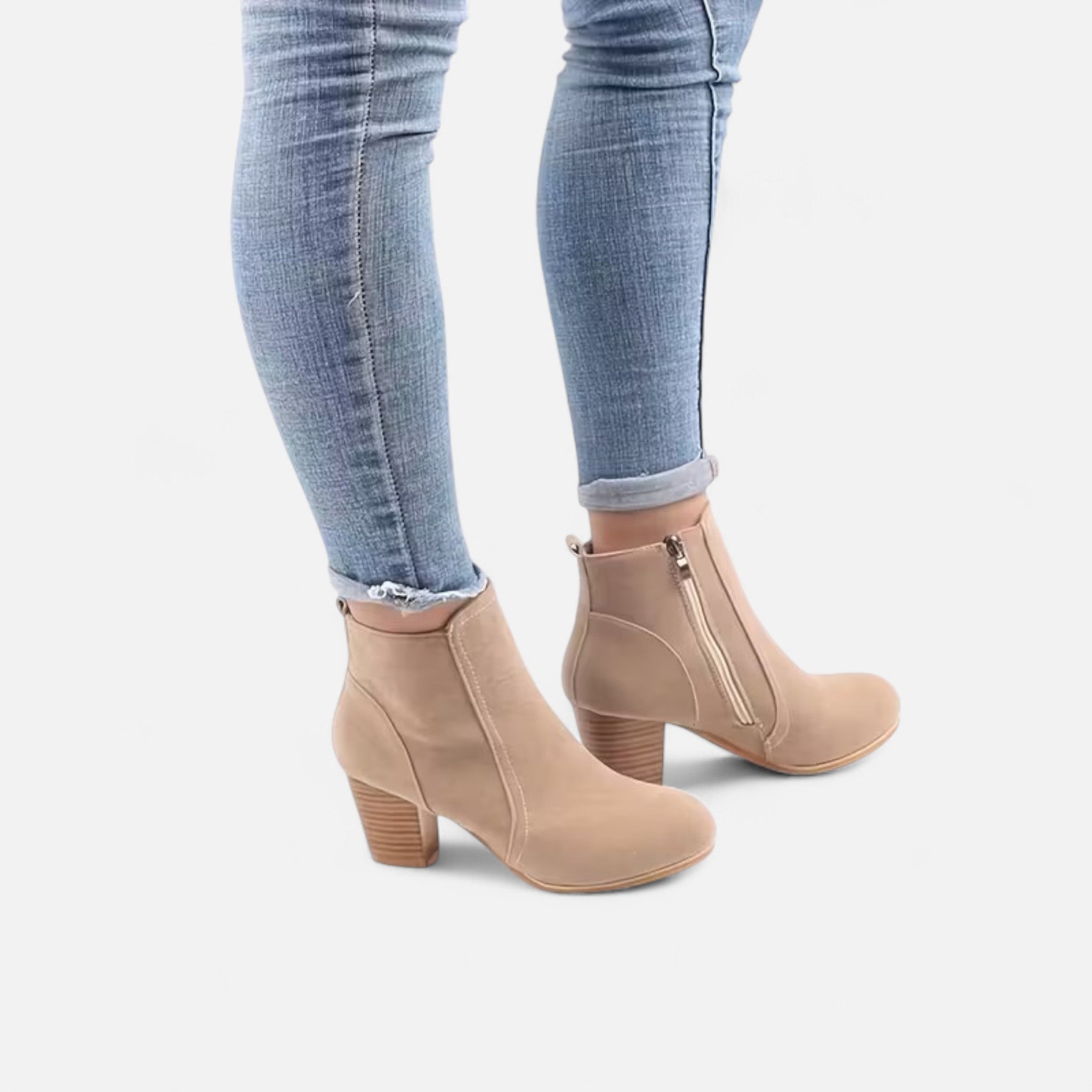 Elrien | Women’s Platform Ankle Boots with Block Heel