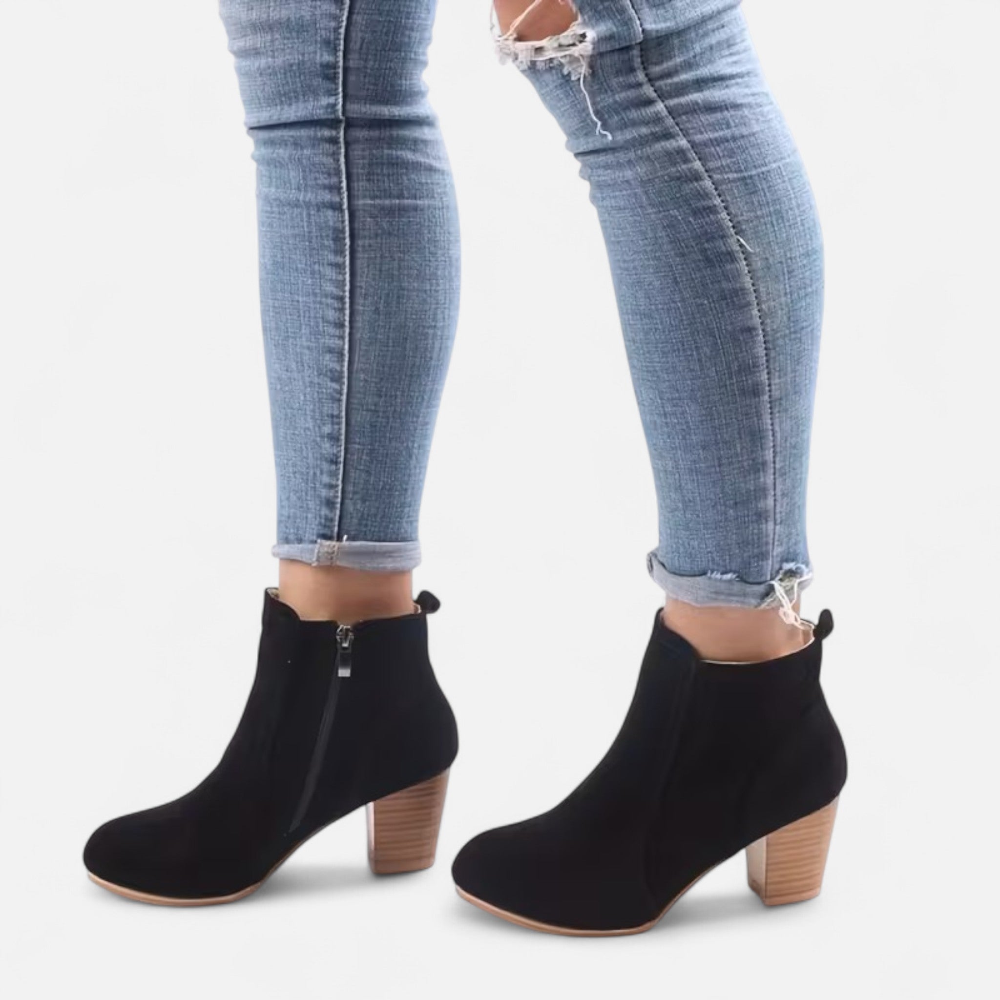 Elrien | Women’s Platform Ankle Boots with Block Heel