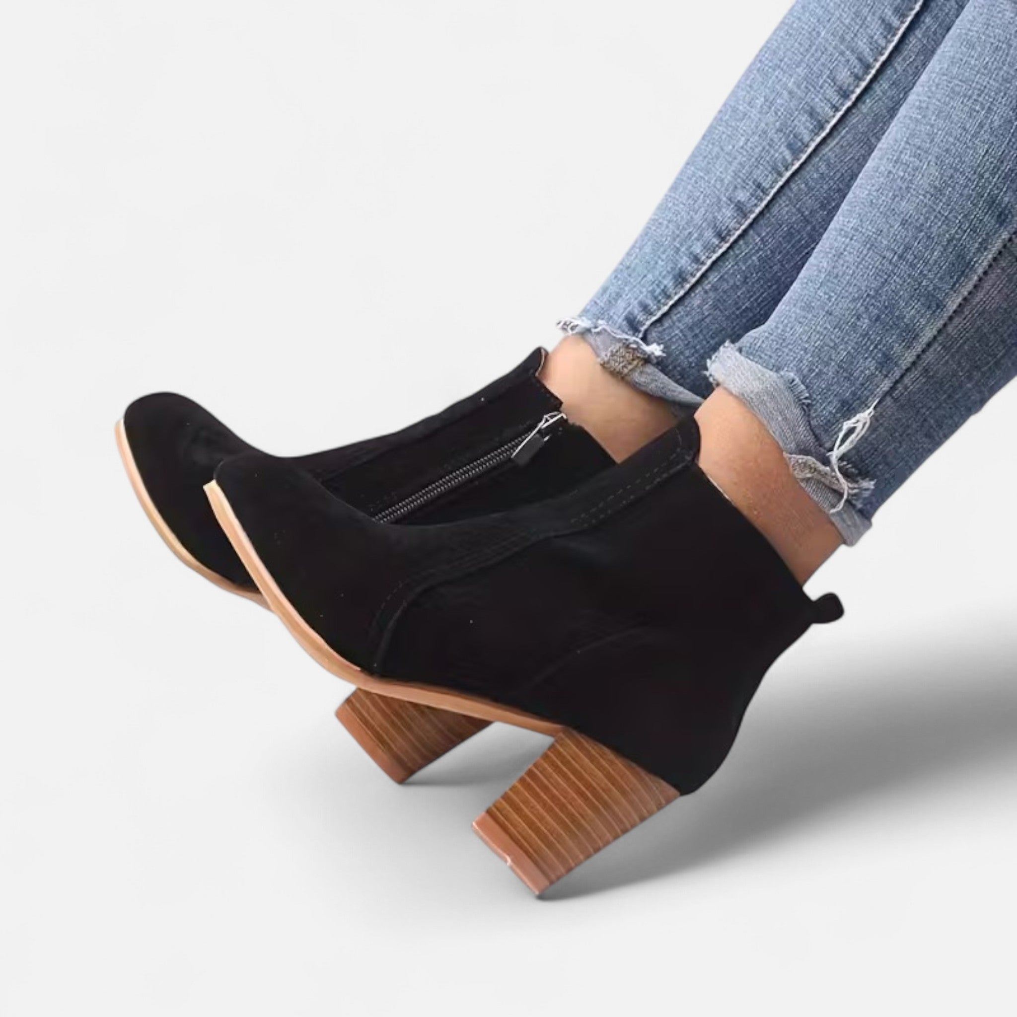 Elrien | Women’s Platform Ankle Boots with Block Heel
