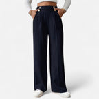 Elrien | Women’s High-Waist Straight Leg Trousers