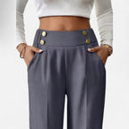 Elrien | Women’s High-Waist Straight Leg Trousers