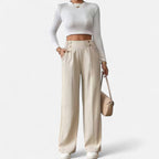 Elrien | Women’s High-Waist Straight Leg Trousers